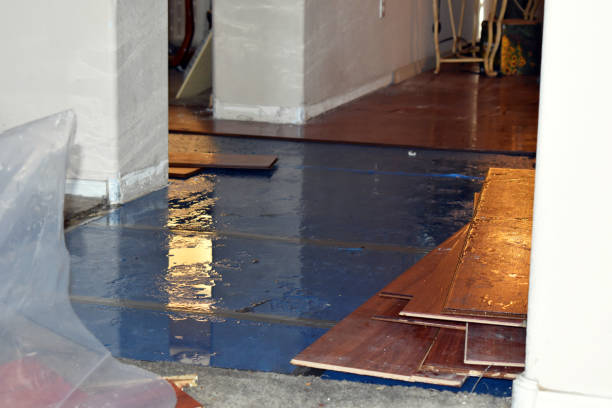 Professional Flood Cleanup technician working in Little Falls, NY